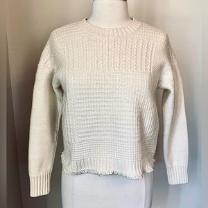 Madewell Cream Crew Neck Sweater